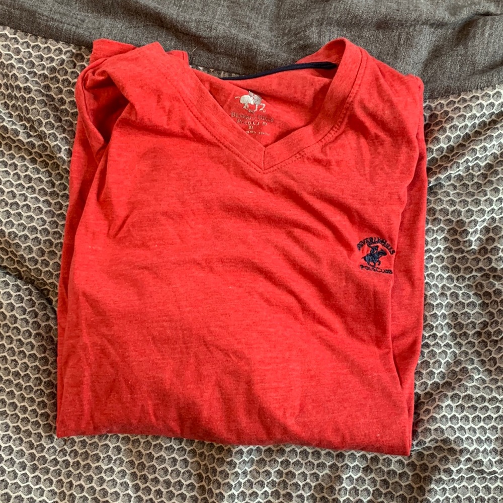 Beverly Hills polo club v neck t-shirt